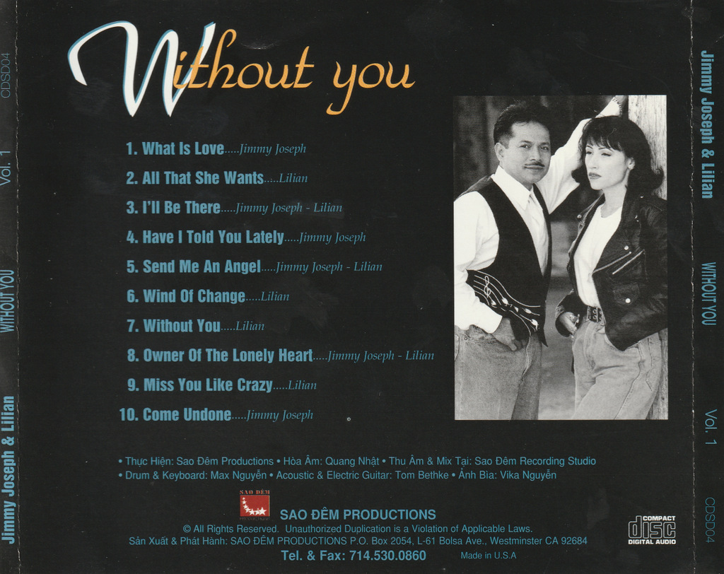 Sao Đêm CD004 - Without You