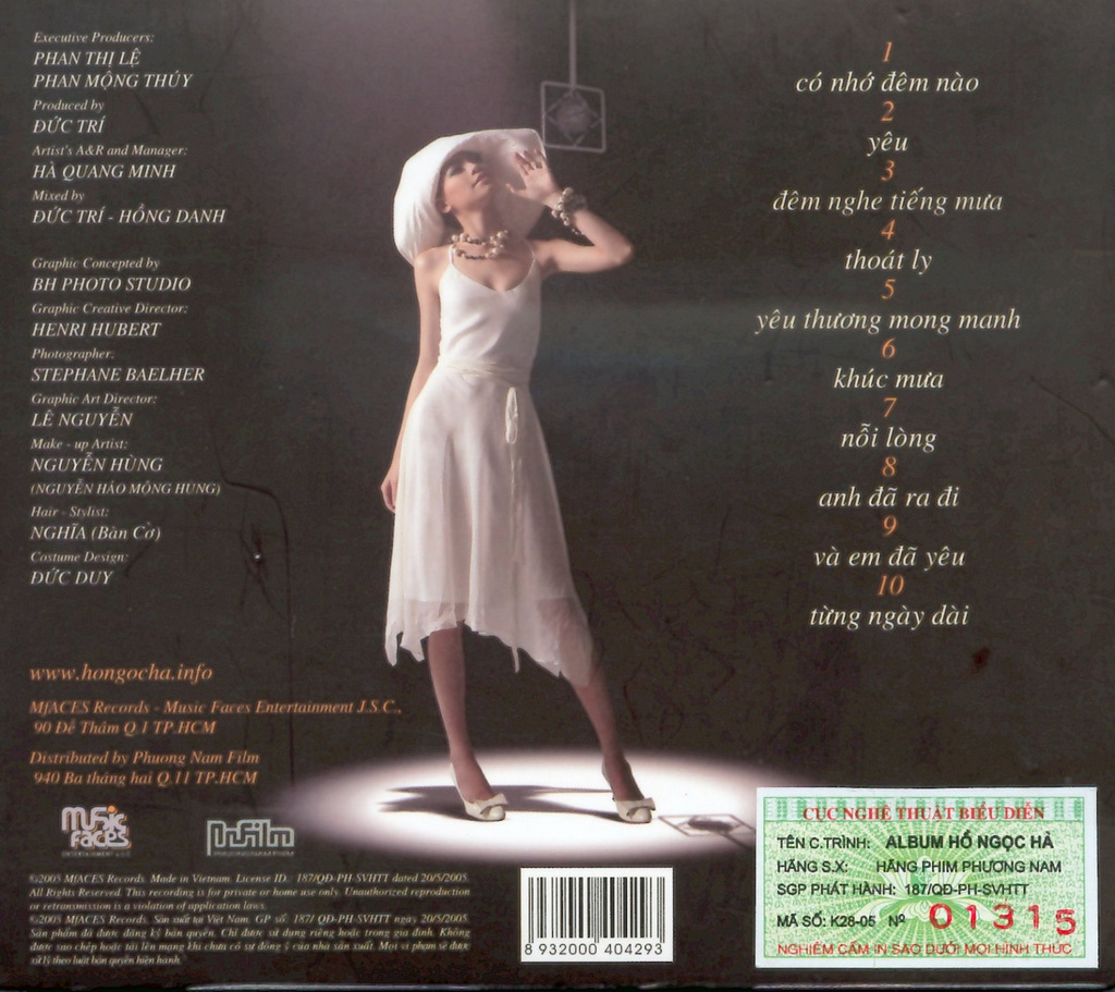 Music Faces CD - Hồ Ngọc Hà - Và Em Đã Yêu