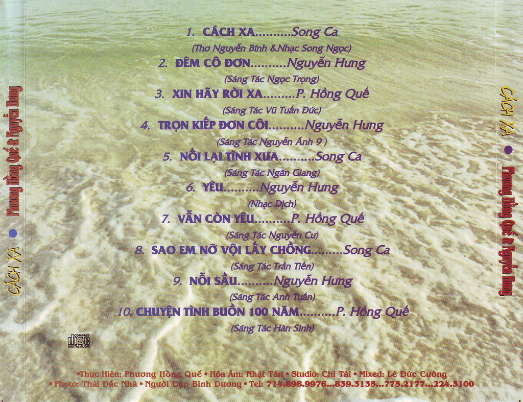 Người Đẹp Bình Dương CD - Nguyễn Hưng & Phương Hồng Quế - Cách Xa