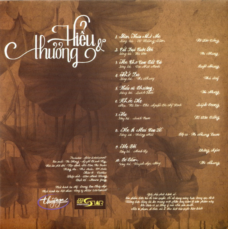 M Star CD - Hiểu Và Thương