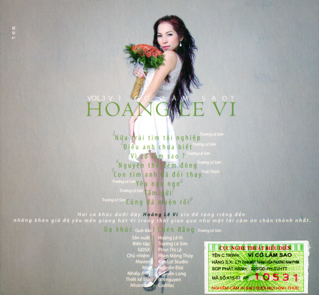 Phương Nam CD - Hoàng Lê Vi - Vì Cớ Làm Sao