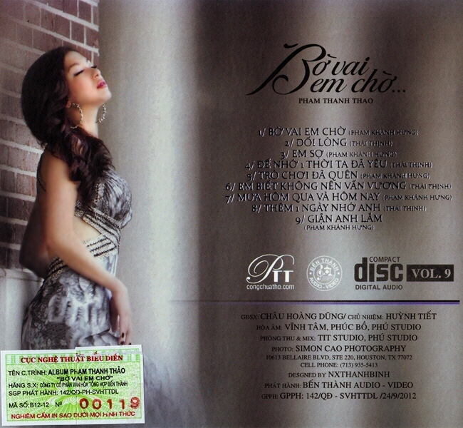 Bến Thành CD - Bờ Vai Em Chờ - Phạm Thanh Thảo