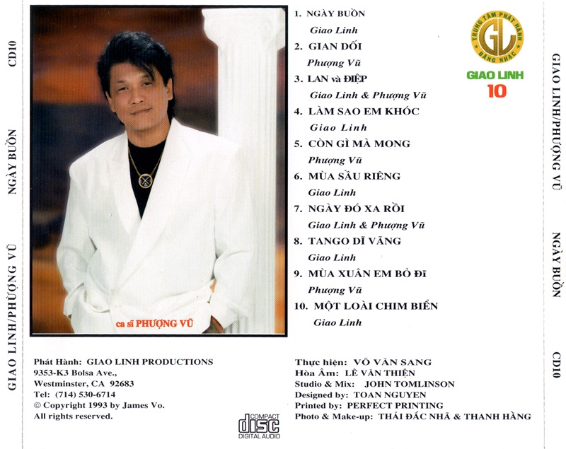 Giao Linh CD010 - Ngày Buồn