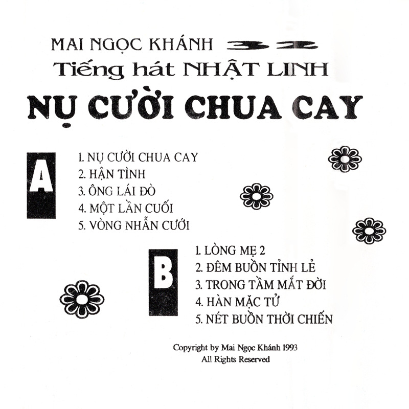 Tape Mai Ngọc Khánh 32 - Nụ Cười Chua Cay
