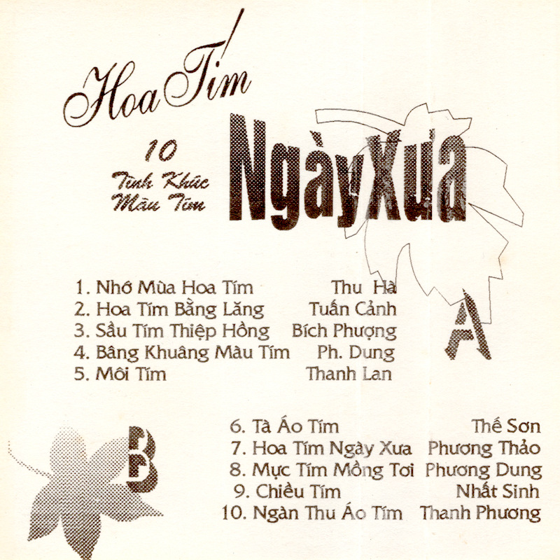 Tape Bông Hồng - Hoa Tím Ngày Xưa