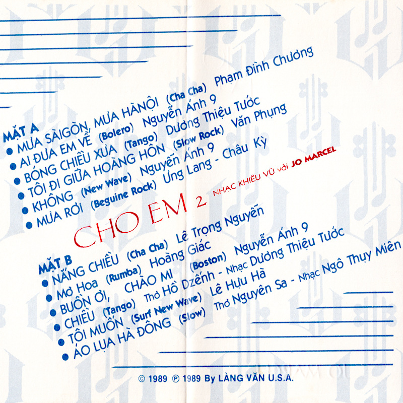 Tape Làng Văn 87 - Chờ Em 2