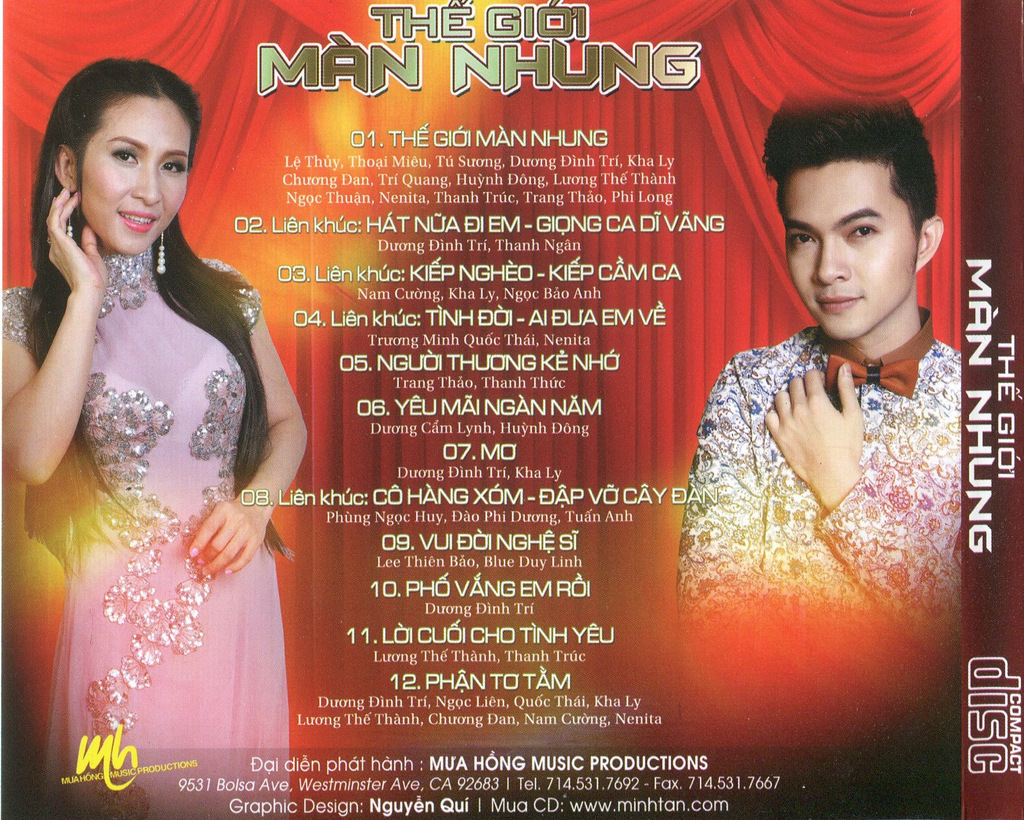 Mưa Hồng CD - Thế Giới Màn Nhung