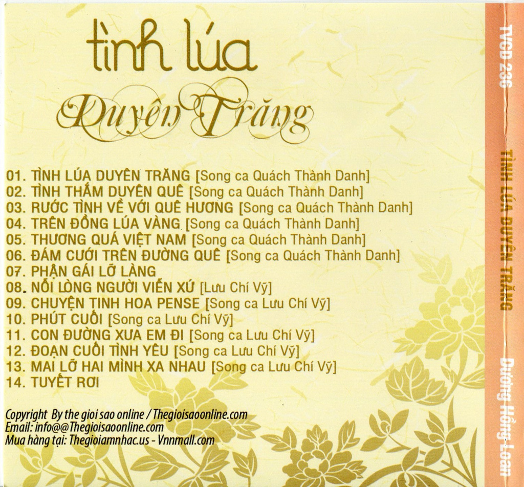 TV CD236 - Tình Lúa Duyên Trăng