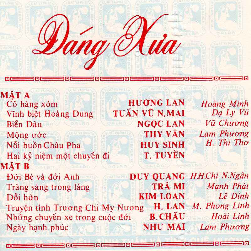 Tape Dạ Lan 19 - Dáng Xưa