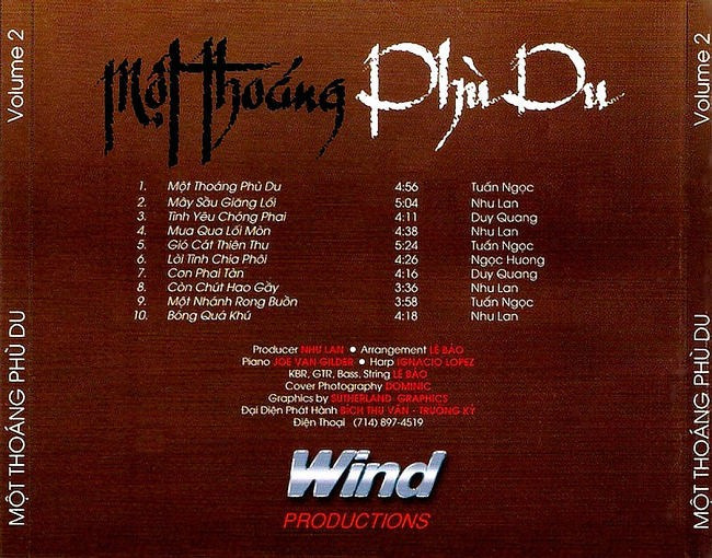 Wind CD - Một Thoáng Phù Du