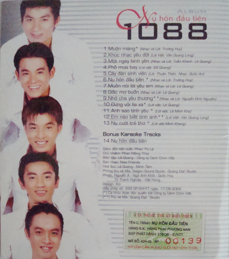 Phương Nam CD - Nụ Hôn Đầu Tiên