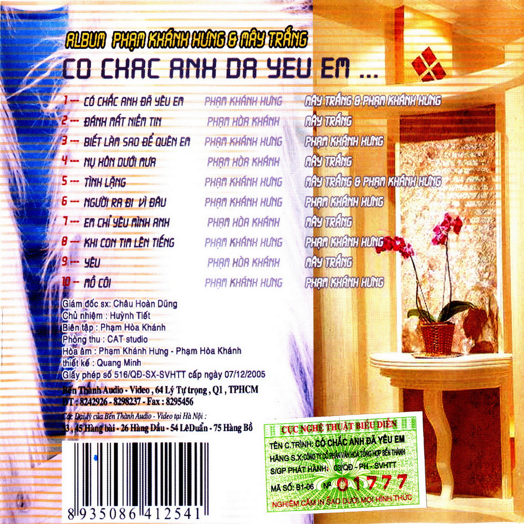 Bến Thành CD - Có Chắc Anh Đã Yêu Em