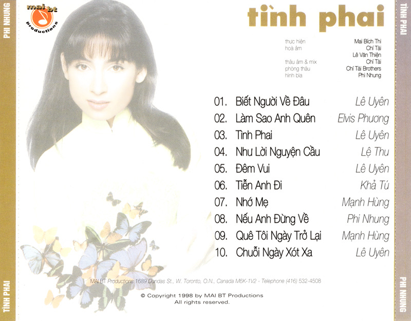 Mai Bích Thi CD - Tình Phai