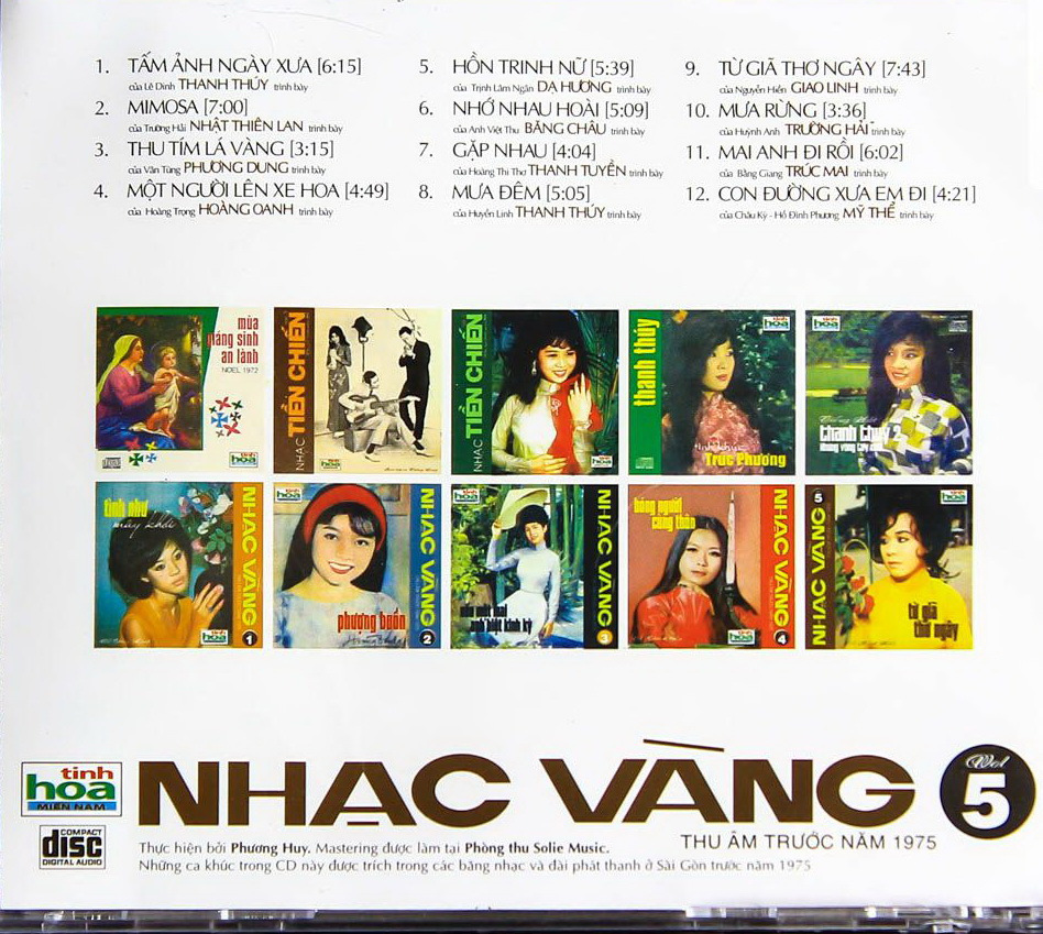 Tinh Hoa Miền Nam CD - Từ Giã Thơ Ngây