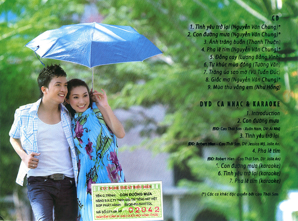Tiếng Hát Việt CD - Con Đường Mưa - Cao Thái Sơn
