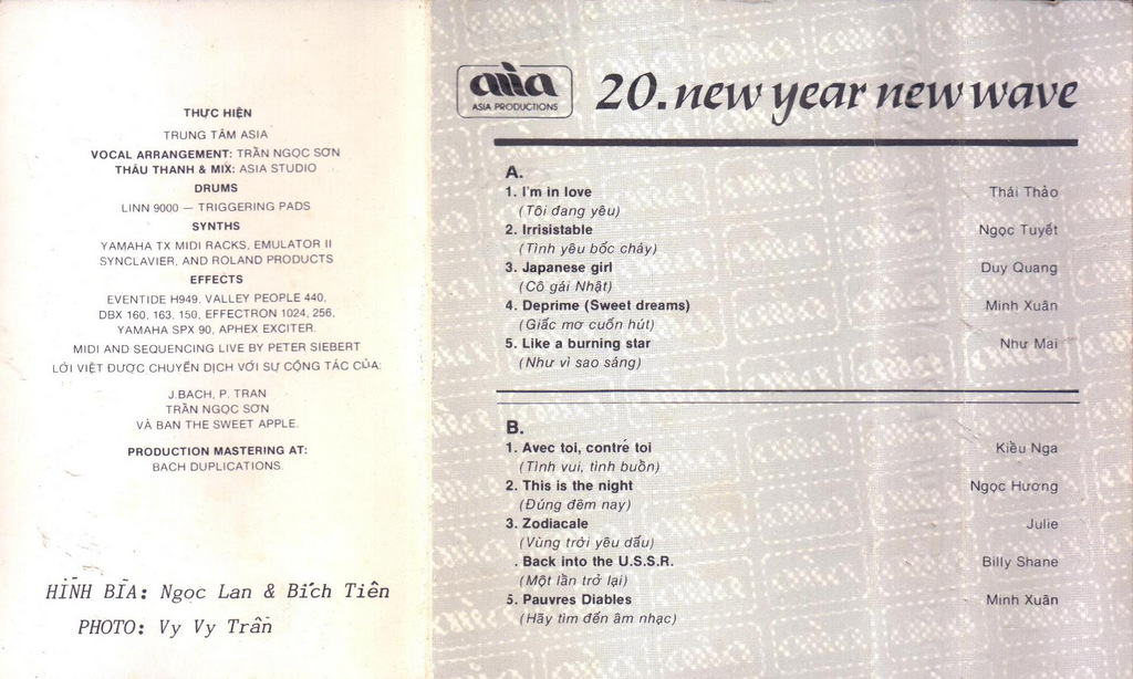 Tape Asia 20 - New Year New Wave