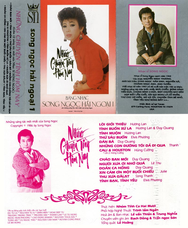 Tape Song Ngọc Hải Ngoại 1 - Những Chuyện Tình Hôm Nay