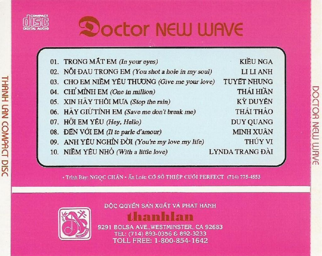 Thanh Lan CD031 - Doctor New Wave
