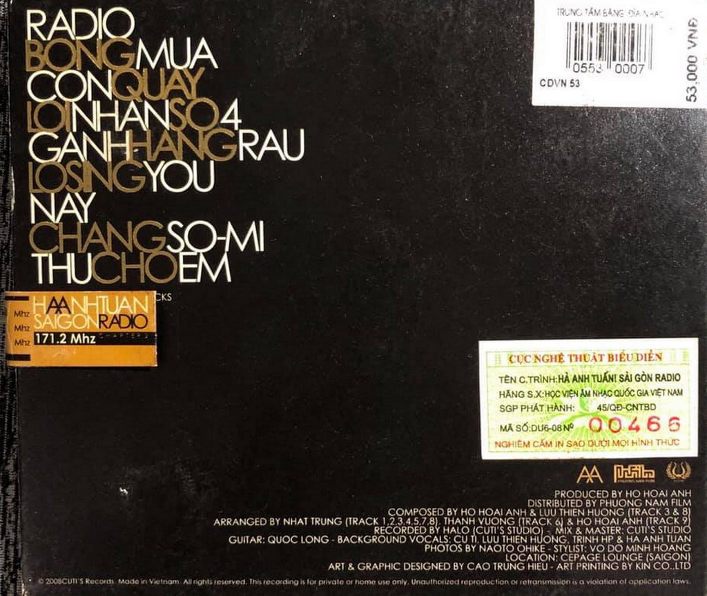 Phương Nam CD - Saigon Radio - Hà Anh Tuấn