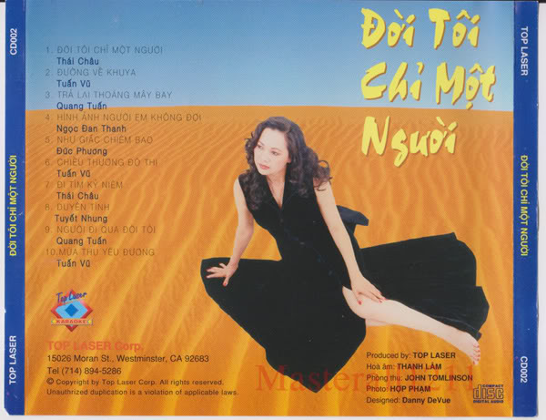Top Laser CD002 - Đời Tôi Chỉ Một Người