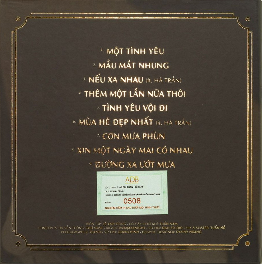 D&N Studio CD - Chờ Em Trên Lối Xưa - Lê Anh Dũng