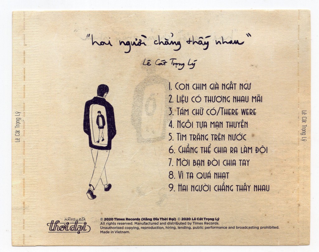 Thời Đại CD - Hai Người Chẳng Thấy Nhau - Lê Cát Trọng Lý