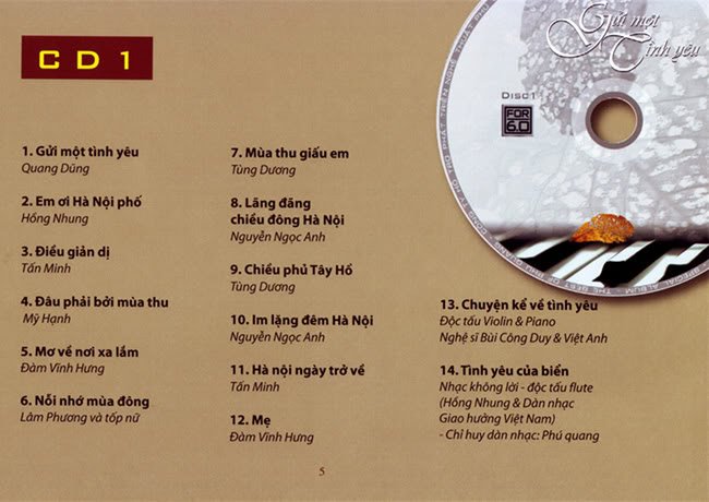 The best of Phú Quang - Gửi Một Tình Yêu