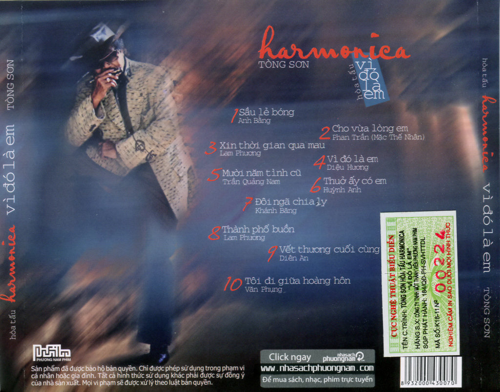 Phương Nam CD - Vì Đó Là Em - Tòng Sơn