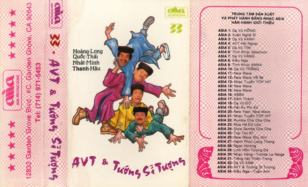 Tape Asia 33 - Tướng Sĩ Tượng - Ban AVT