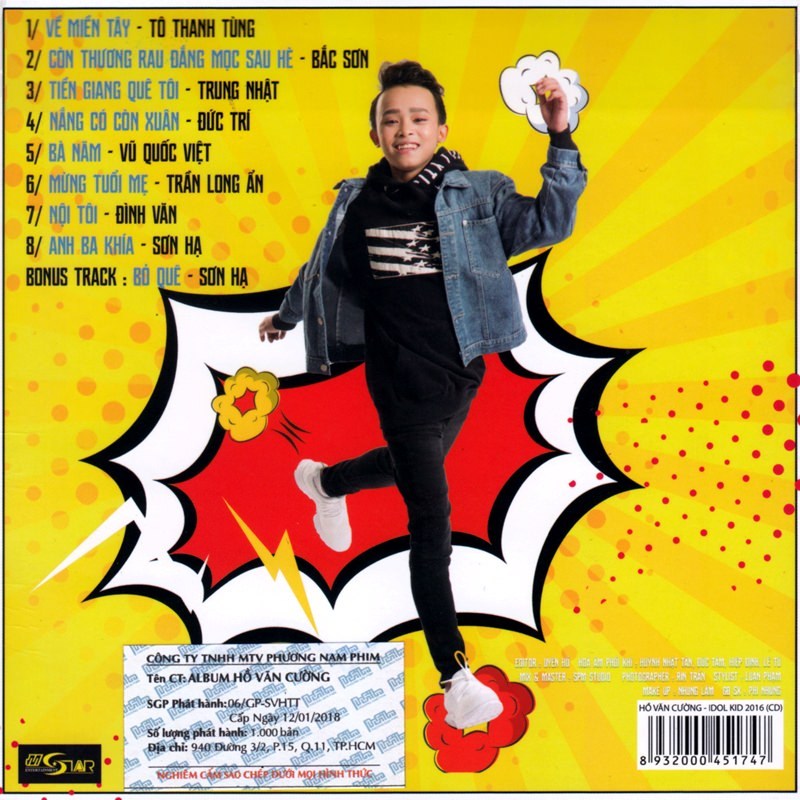 Phương Nam CD - Idol Kids 2016 - Hồ Văn Cường
