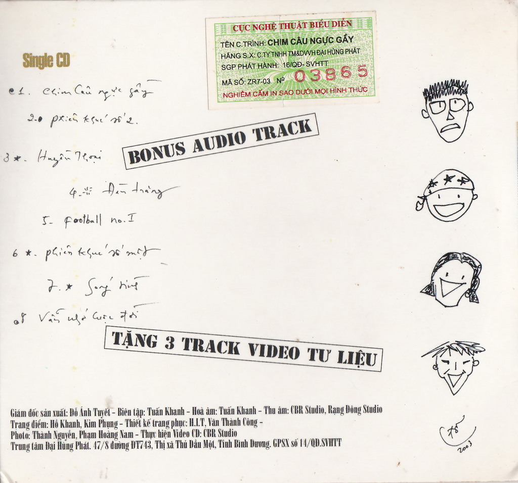 Rạng Đông CD -Chim Câu Ngực Gầy - Nhóm MTV