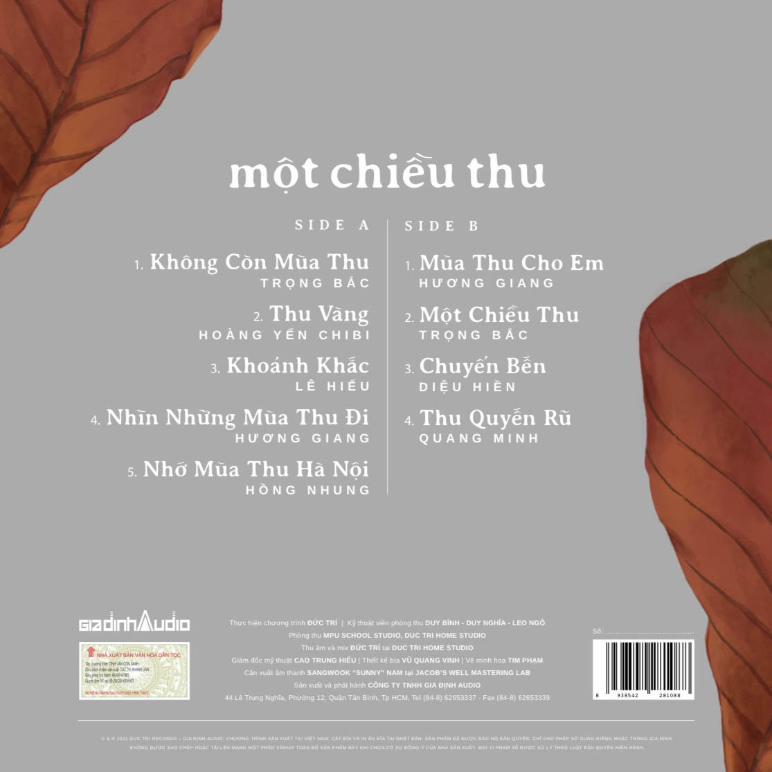 NXBVH Dân Tộc CD - Một Chiều Thu