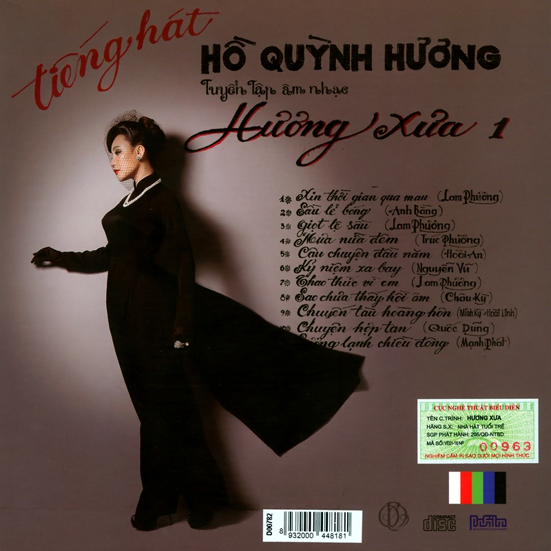 Phương Nam CD - Hồ Quỳnh Hương - Hương Xưa 1