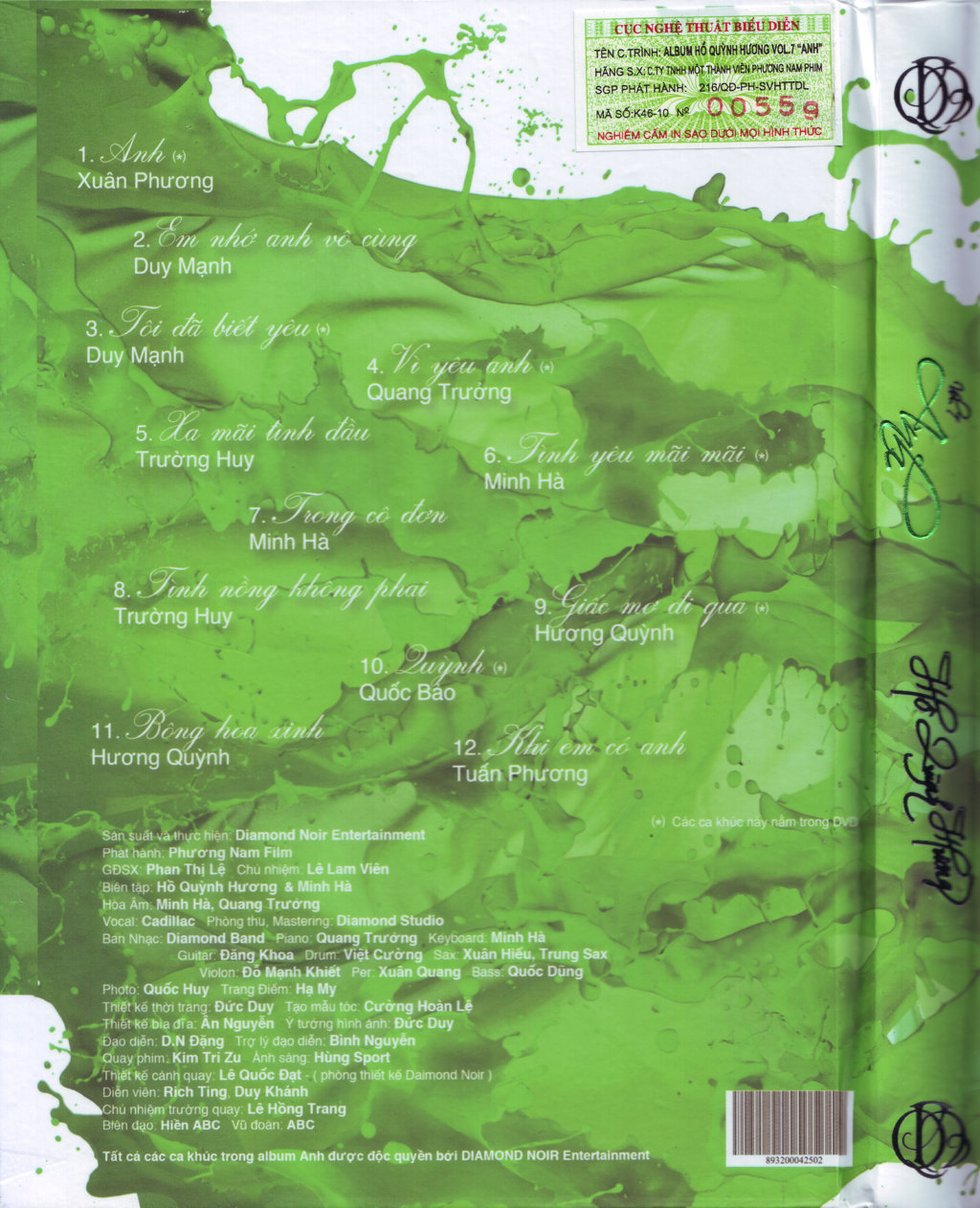 Phương Nam CD - Anh - Hồ Quỳnh Hương