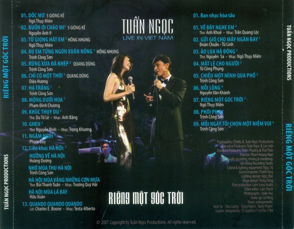 Tuấn Ngọc CD - Riêng Một Góc Trời (Liveshow)