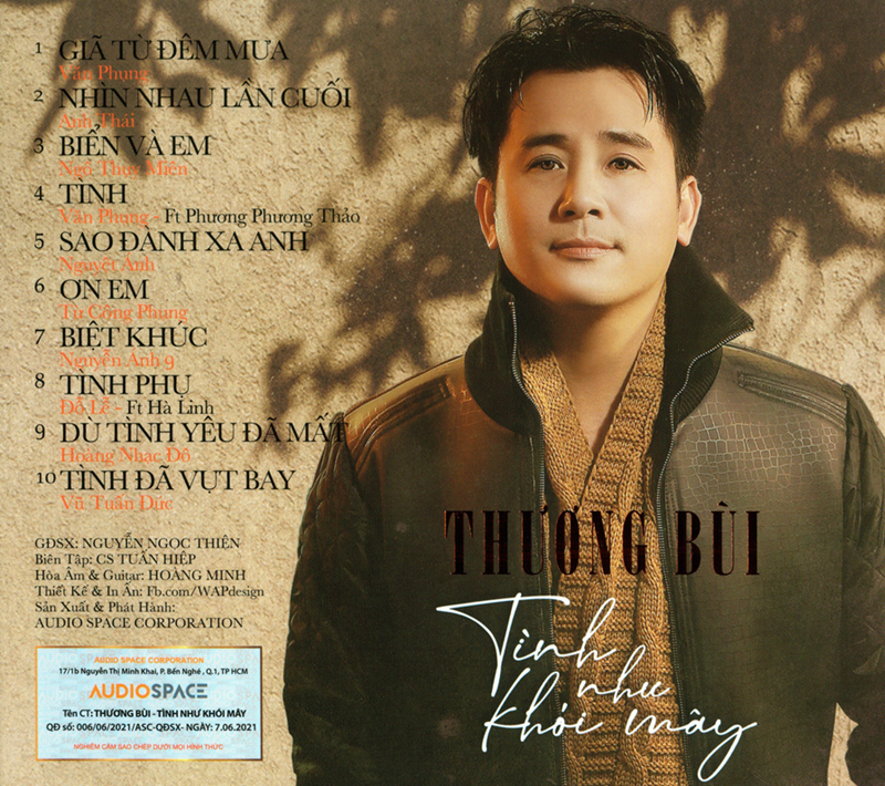Audio Space CD -  Tình Như Mây Khói - Thương Bùi