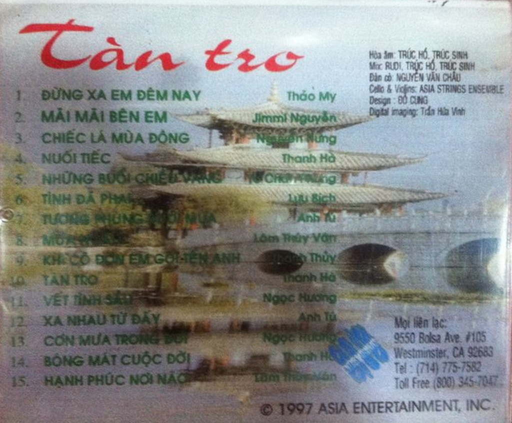 Asia CD - Tàn Tro