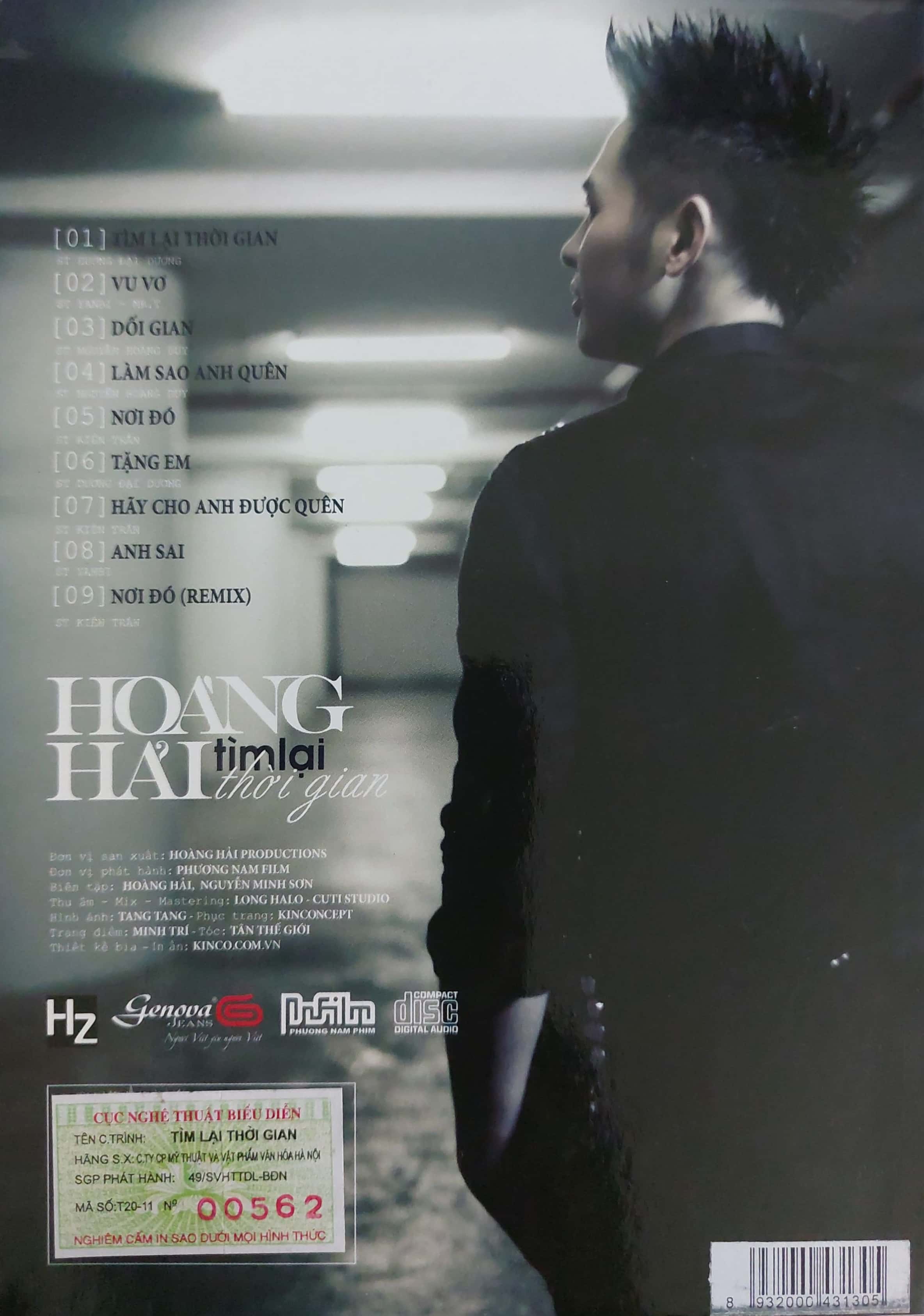 Phương Nam CD - Tìm Lại Thời Gian - Hoàng Hải