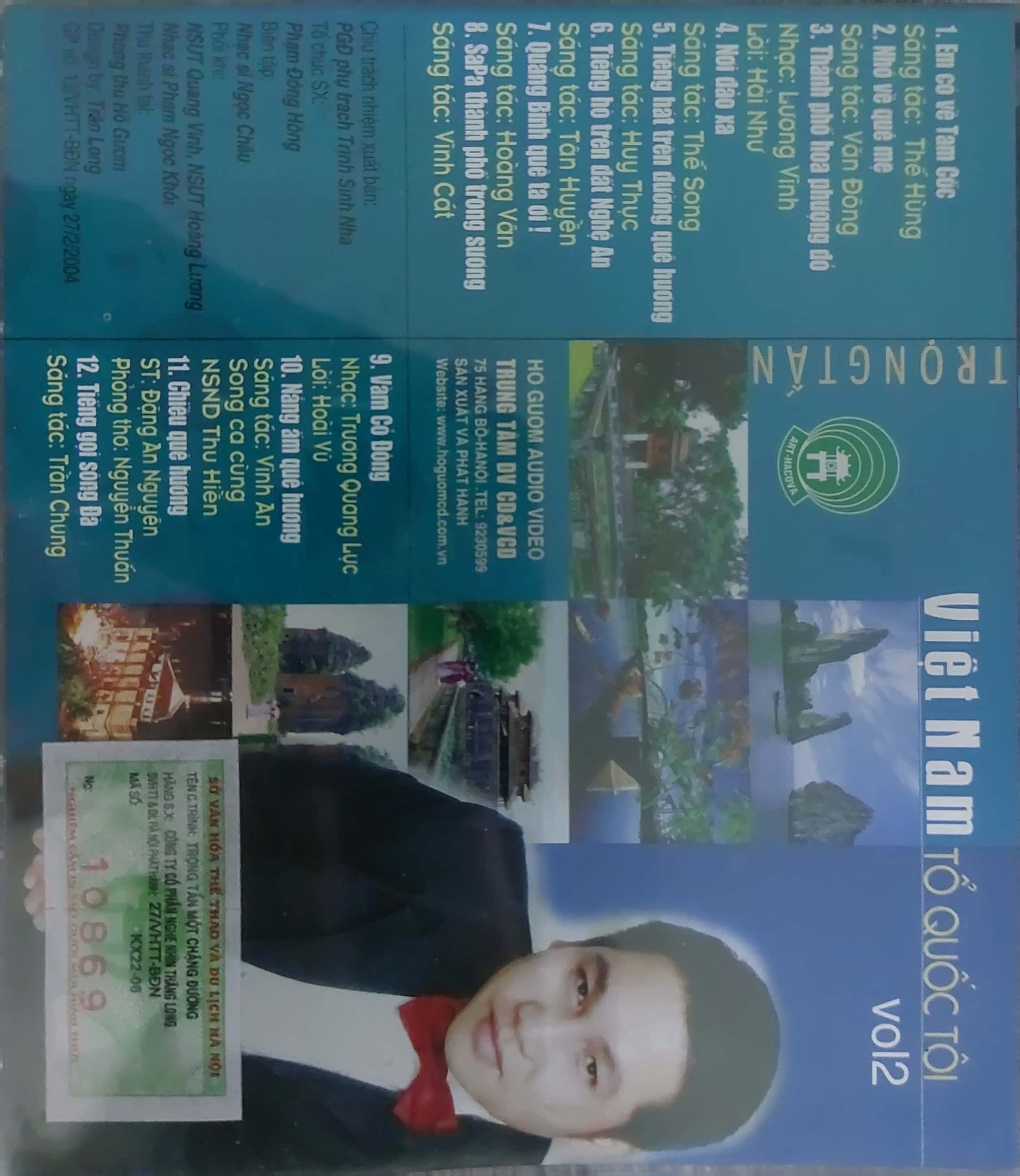 Thăng Long CD - Việt Nam Tổ Quốc Tôi Vol 2 - Trọng Tấn