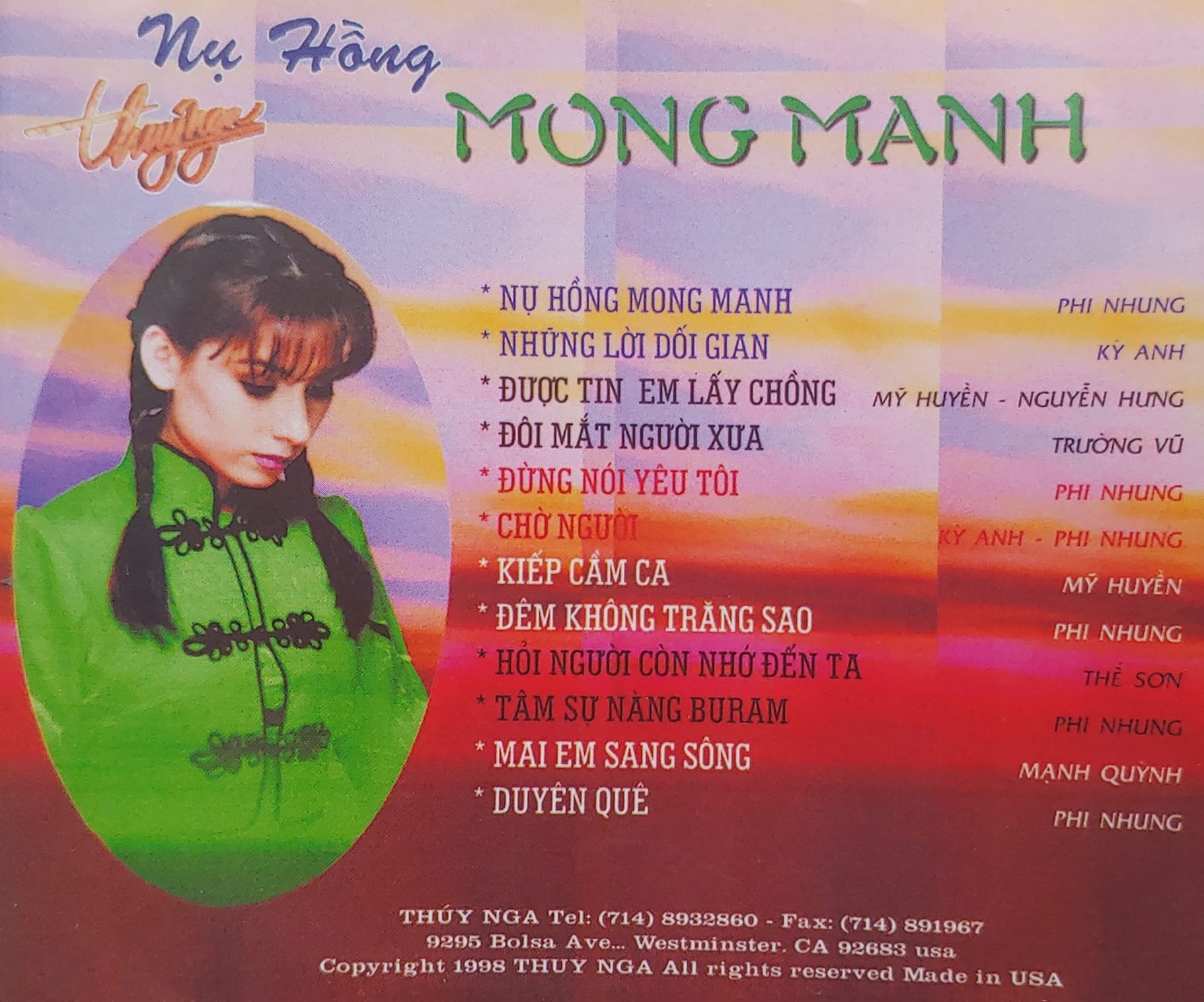 Thúy Nga CD - Nụ Hồng Mong Manh