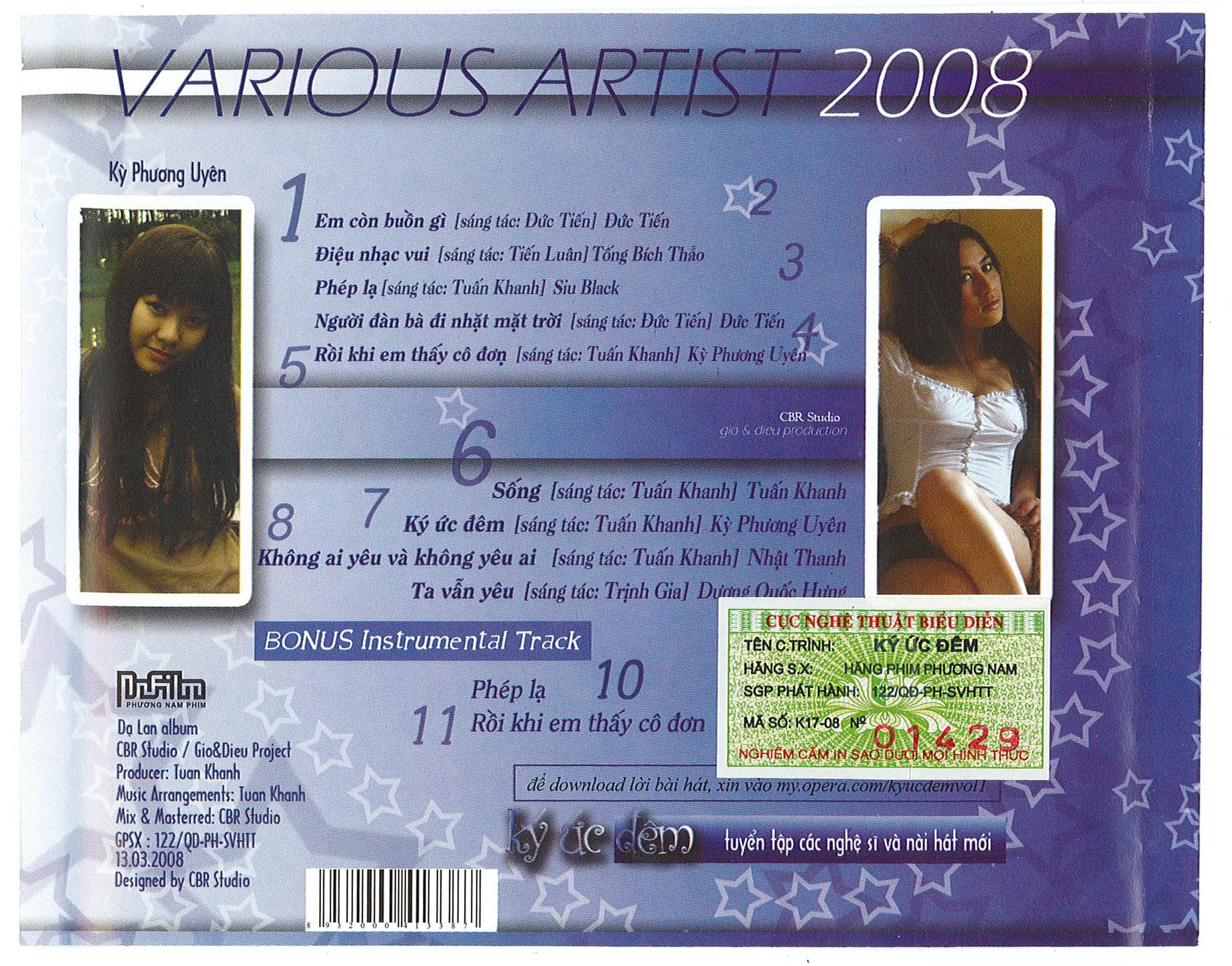 Phương Nam CD - Ký Ức Đêm