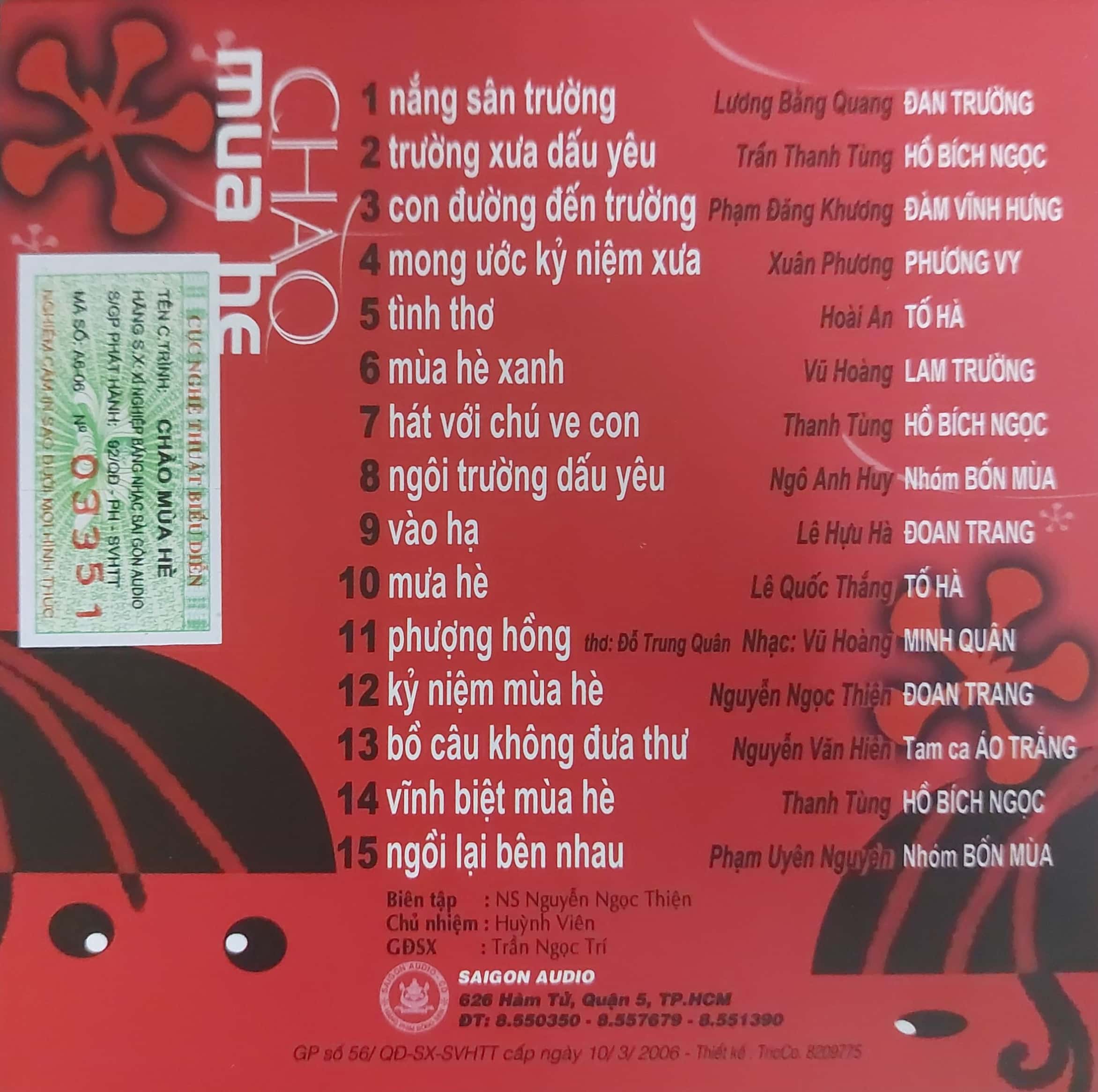 Sài Gòn CD - Chào Mùa Hè