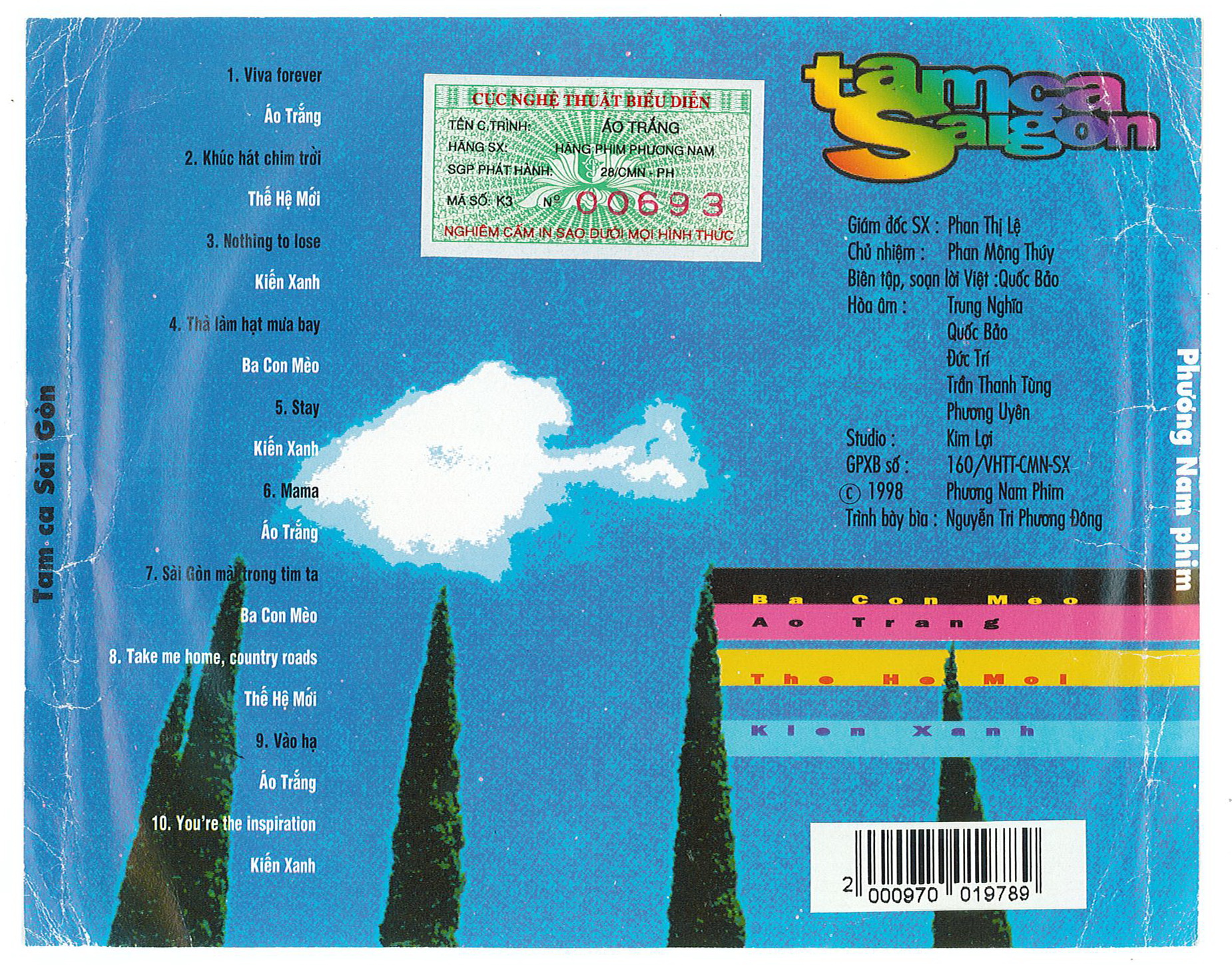 Phương Nam CD -  Tam Ca Sài Gòn