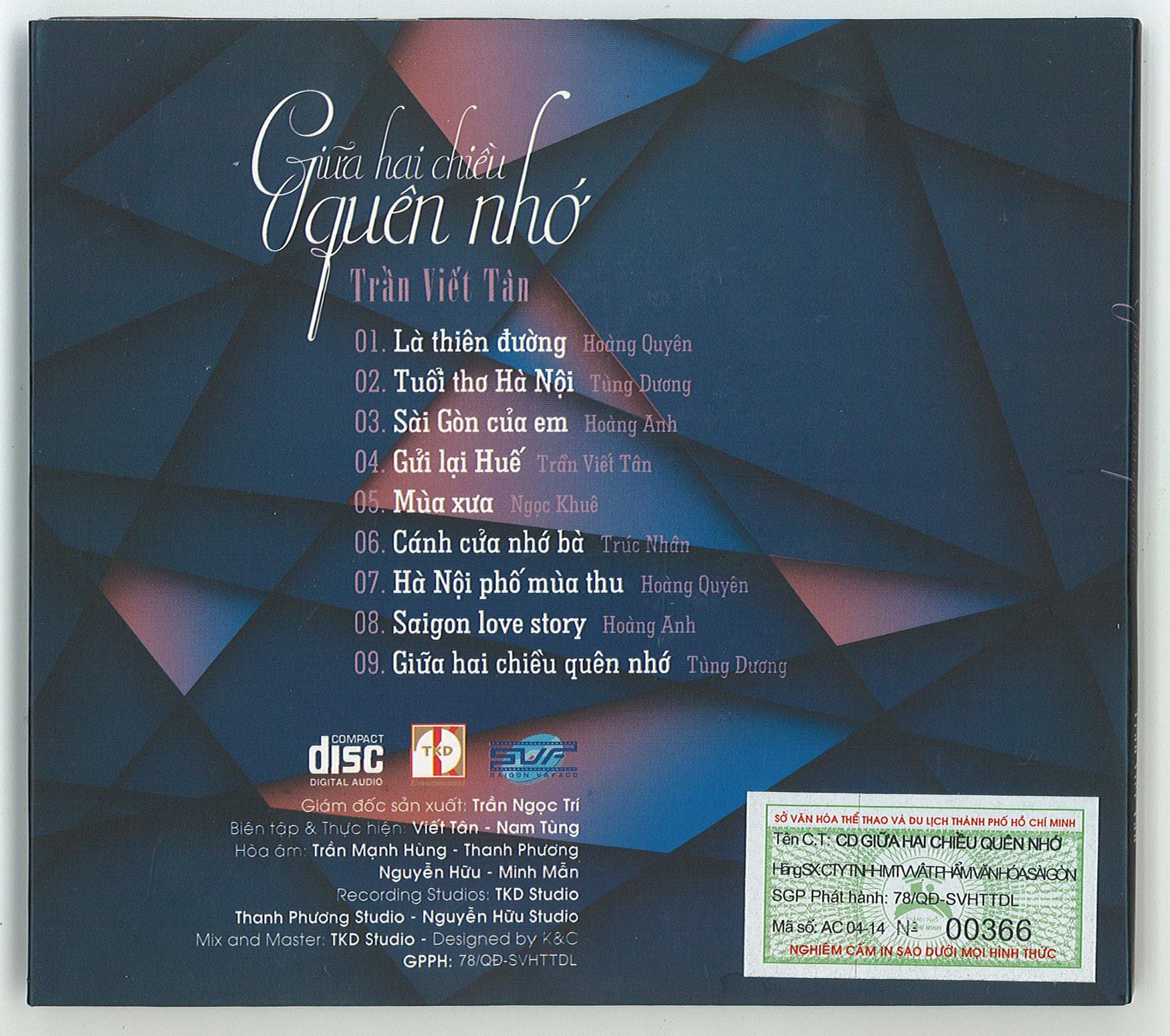 Vafaco CD -  Giữa Hai Chiều Quên Nhớ