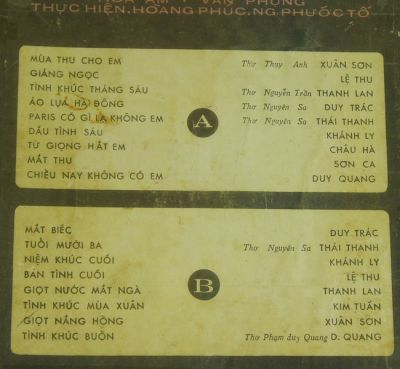 Miên Khúc  - Tình Ca Ngô Thụy Miên (Tape)