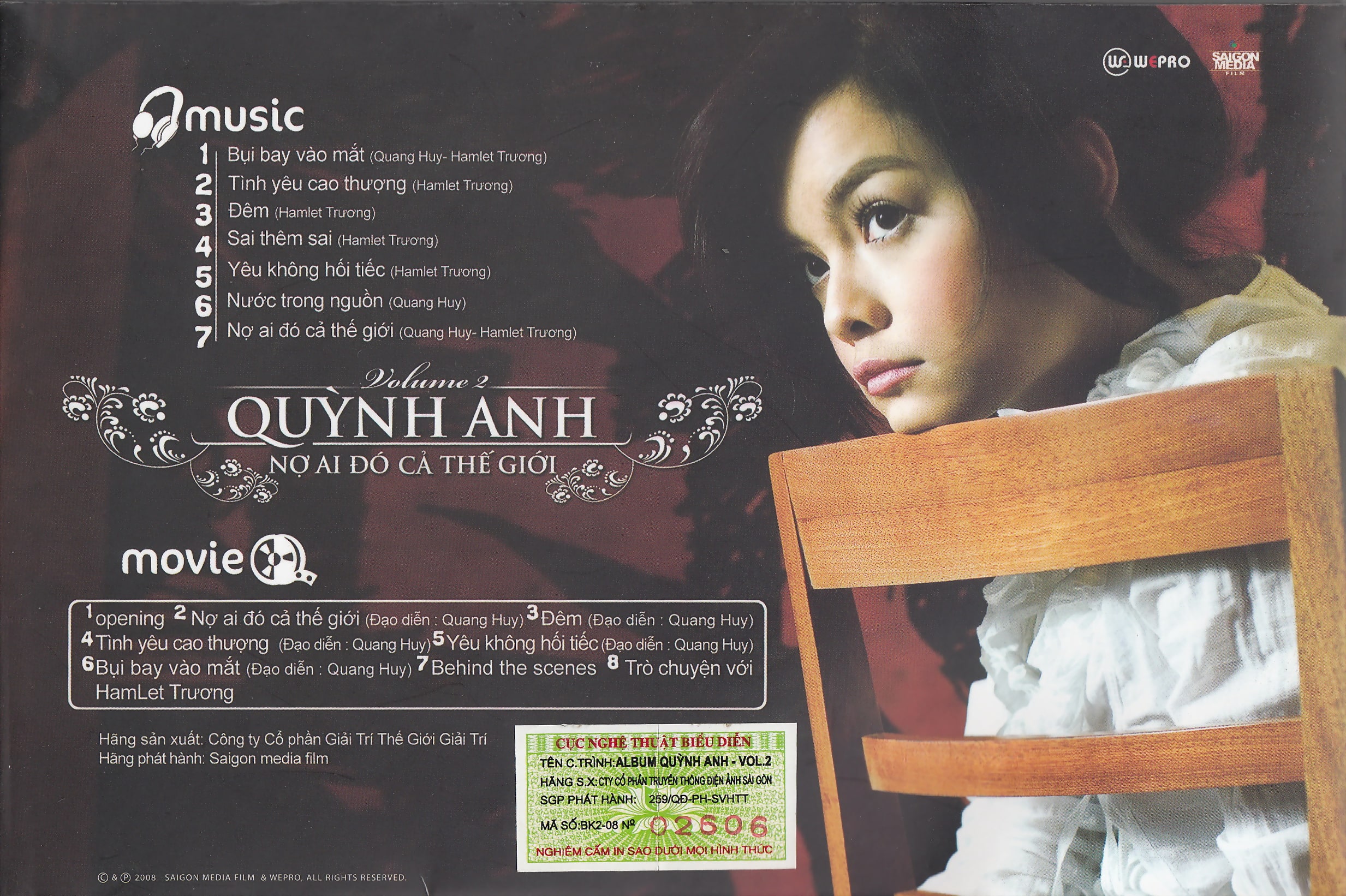 Saigon Media CD - Nợ Ai Đó Cả Thế Giới - Phạm Quỳnh Anh