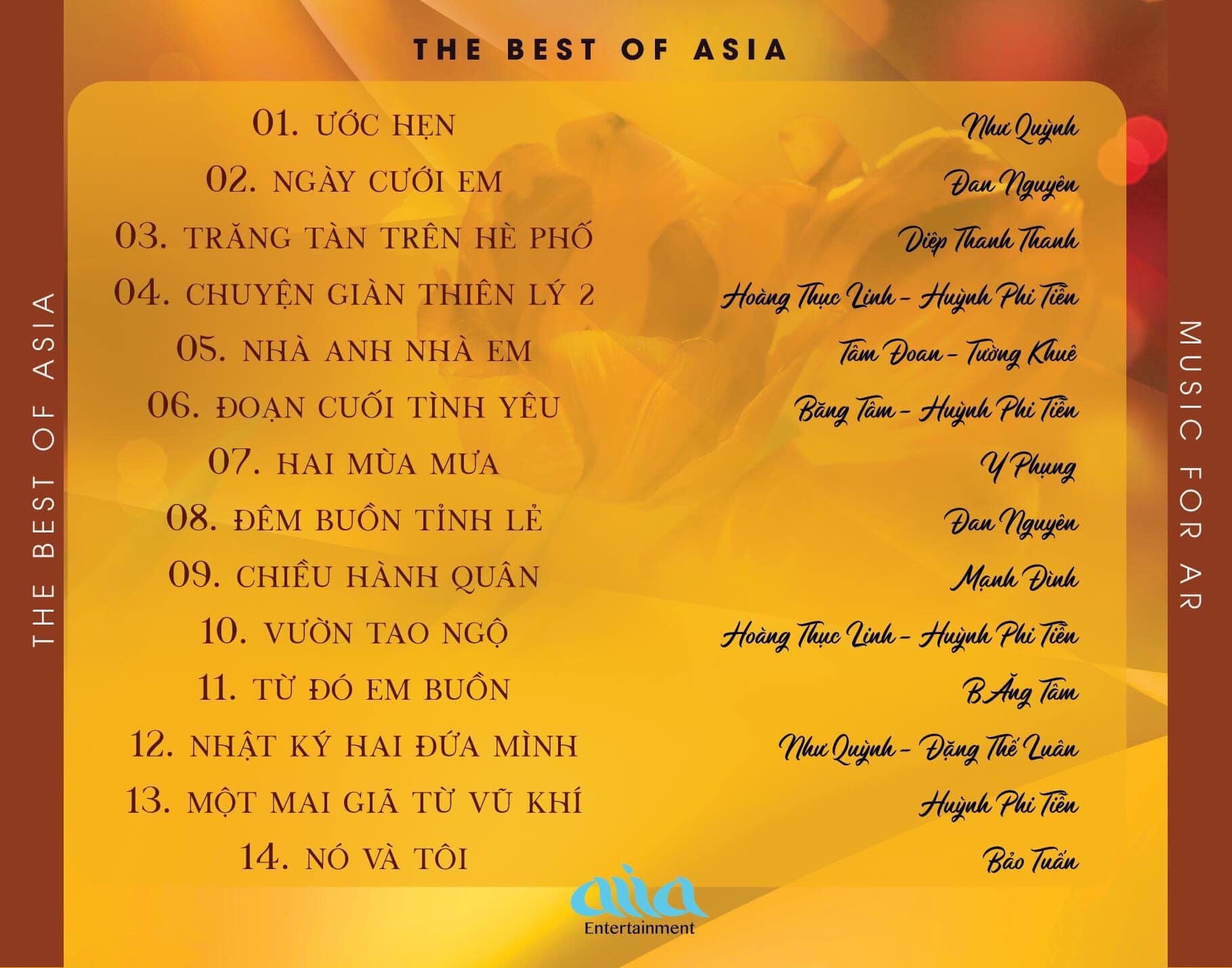 Asia CD - The Best of Asia - Nó Và Tôi