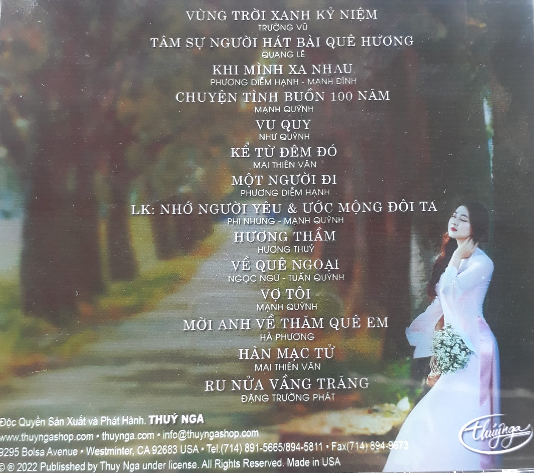 Thúy Nga CD - The Best of Thúy Nga Vol 12