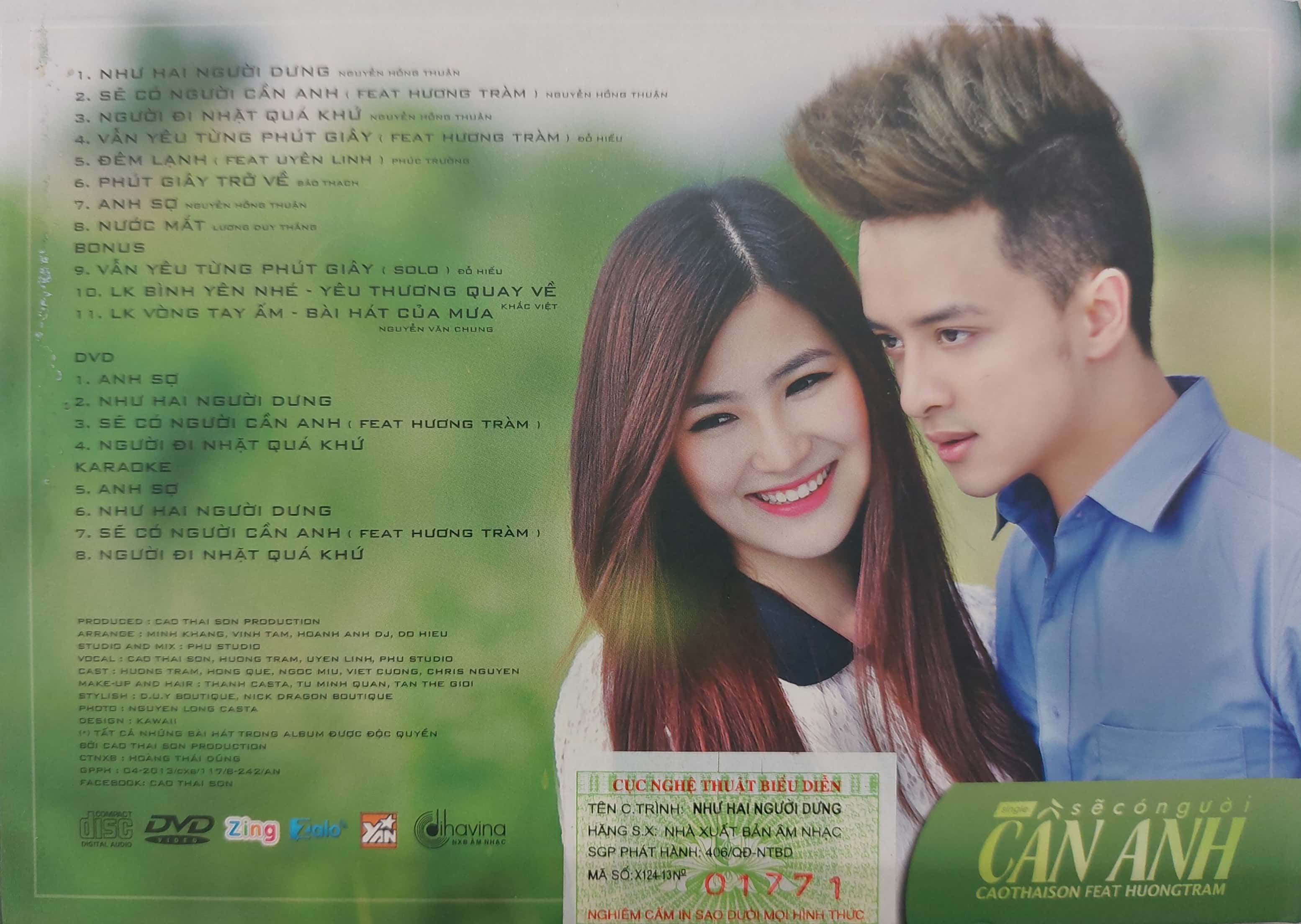 Dihavina CD - Như Hai Người Dưng - Cao Thái Sơn & Hương Tràm
