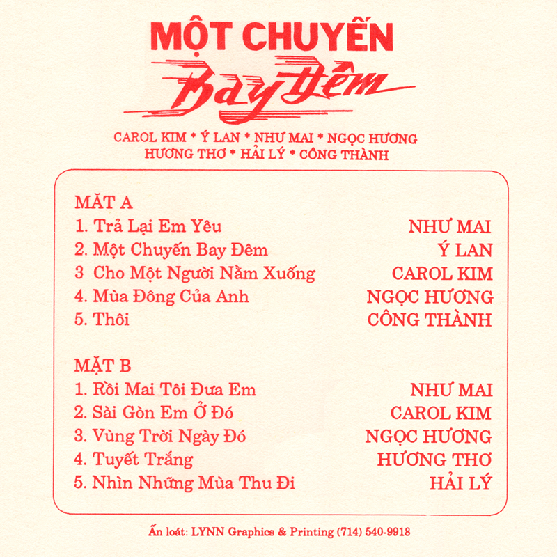 Tape Giáng Ngọc 126 - Một Chuyến Bay Đêm